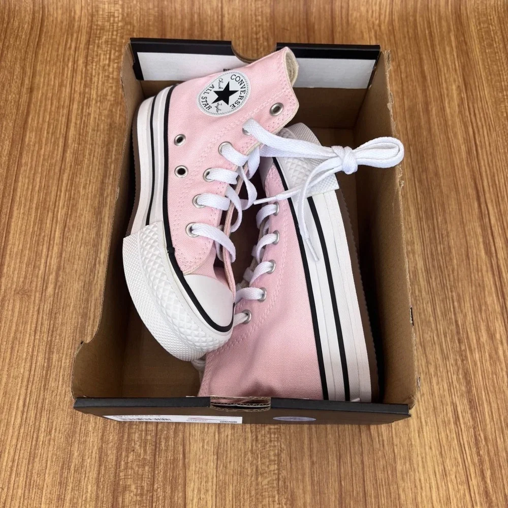 New Converse CTAS Eva Lift Hi Youth 11 Sugar Berry Pink Platform Sneakers